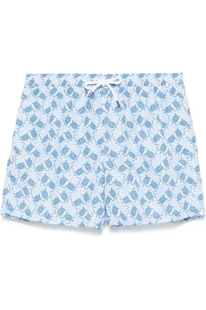 FEDELI Heren, Badkleding, Blauw, Maat: S Poliester
