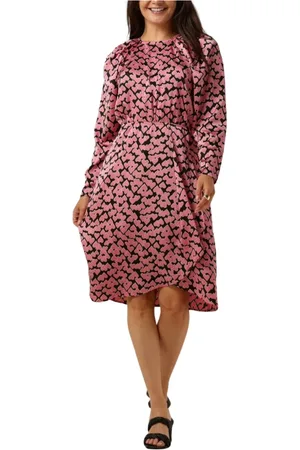 Co`Couture Dames, Jurken, Roze, Maat: XS Poliester