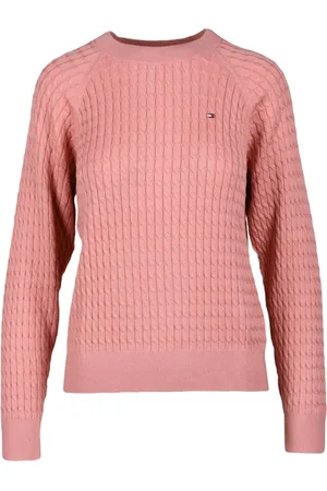 Tommy Hilfiger Dames, Truien, Roze, Maat: L Katoen