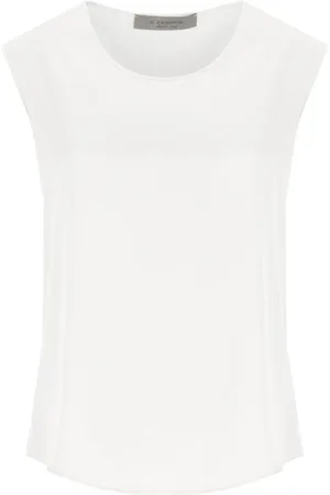 D.EXTERIOR Dames, Tops, Wit, Maat: L Satijn