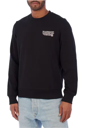 Diesel Heren, Sweatshirts & Hoodies, Zwart, Maat: XL Katoen