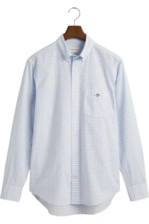 GANT Heren, Overhemden, Blauw, Maat: 3XL Katoen