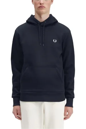 Fred Perry Heren, Sweatshirts & Hoodies, Blauw, Maat: S Katoen