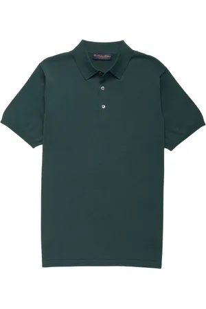 Brooks Brothers Heren, Tops, Groen, Maat: XL Katoen