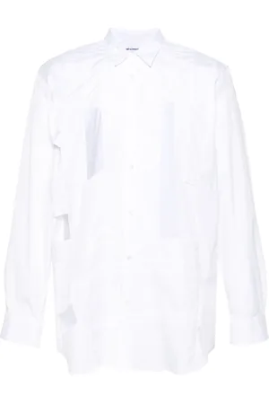 Comme des Garçons Heren, Overhemden, Wit, Maat: L