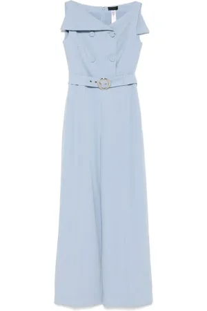 Liu Jo Dames, Jumpsuits & Playsuits, Blauw, Maat: XS Poliester