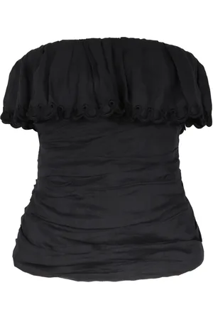 Isabel Marant Dames, Tops, Zwart, Maat: S Katoen