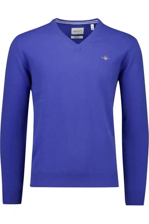 GANT Heren, Truien, Blauw, Maat: 3XL