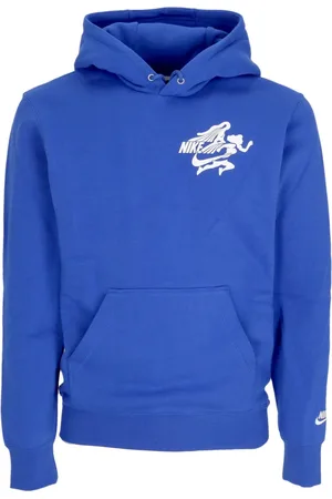 Nike Heren, Sweatshirts & Hoodies, Blauw, Maat: S Katoen