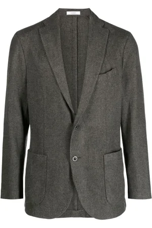 Boglioli Heren, Jassen, Groen, Maat: 3XL Wol