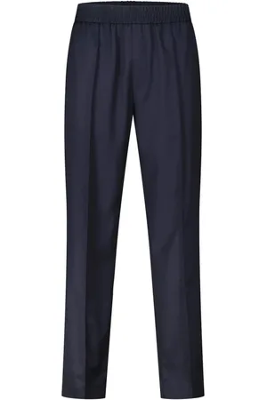 A.P.C. Heren, Broeken, Blauw, Maat: M Wol