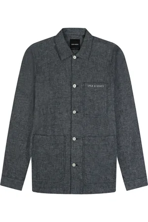 Lyle & Scott Heren, Overhemden, Blauw, Maat: 2XL Katoen