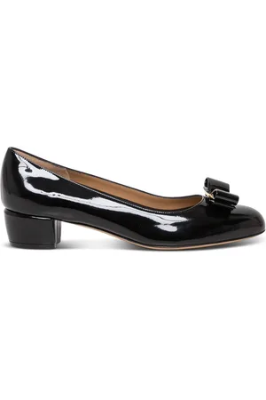 Salvatore Ferragamo Dames, Schoenen, Zwart, Maat: 35 1/2 EU Leer