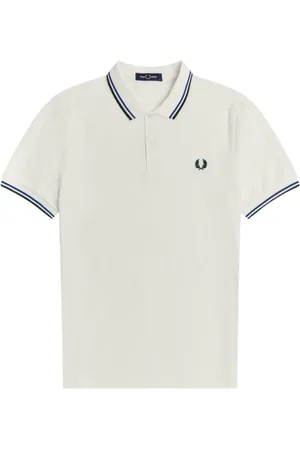 Fred Perry Heren, Tops, Wit, Maat: L Katoen