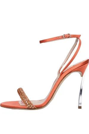 Casadei Dames, Schoenen, Oranje, Maat: 37 EU Satijn