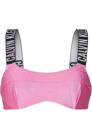 Calvin Klein Dames, Badkleding, Roze, Maat: S Nylon