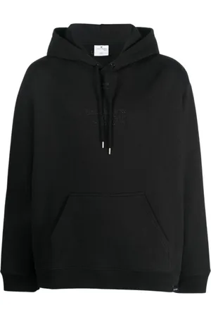 Courrèges Heren, Sweatshirts & Hoodies, Zwart, Maat: S Katoen