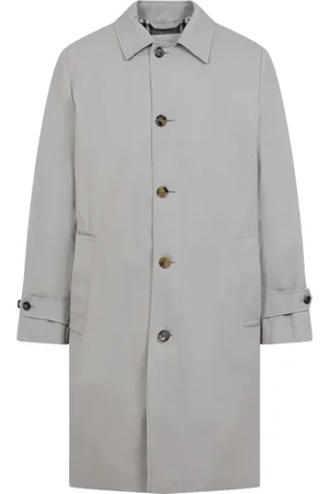 Burberry Heren, Mantels, Grijs, Maat: M Katoen
