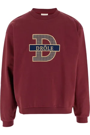 Drôle de Monsieur Heren, Sweatshirts & Hoodies, Rood, Maat: XL Katoen