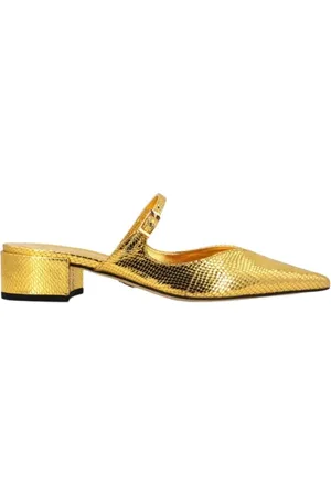 GIAMPAOLO VIOZZI Dames, Schoenen, Geel, Maat: 40 EU Leer