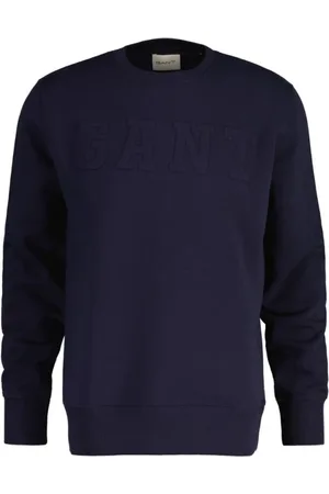 GANT Heren, Truien, Blauw, Maat: XL Katoen