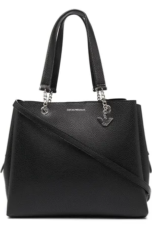 Emporio Armani Dames, Tassen, Zwart, Maat: ONE Size Vinyl