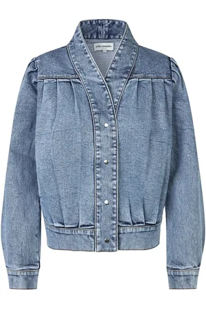 Lollys Laundry Dames, Jassen, Blauw, Maat: L Katoen