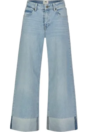 Mac Dames, Jeans, Blauw, Maat: L Denim