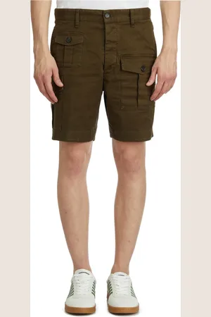 Dsquared2 Heren, Korte broeken, Groen, Maat: S Katoen