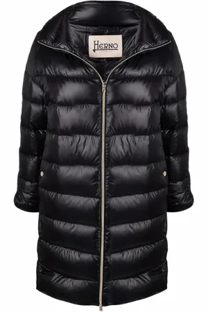 HERNO Dames, Mantels, Zwart, Maat: XS Polyamide