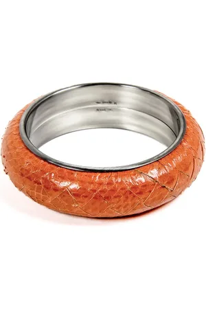 Bottega Veneta Dames, Accessoires, Oranje, Maat: ONE Size Leer