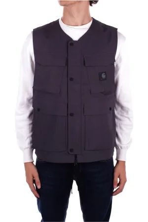 Carhartt Heren, Jassen, Blauw, Maat: S Nylon