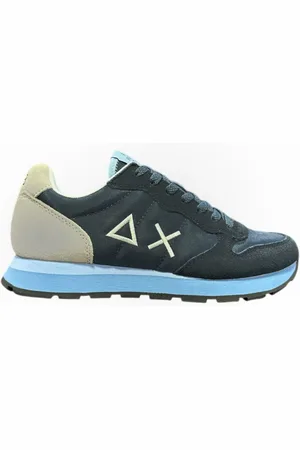 sun68 Heren, Schoenen, Blauw, Maat: 43 EU Suède