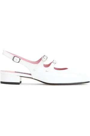 Carel Dames, Schoenen, Wit, Maat: 38 EU Leer