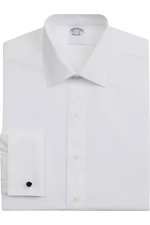 Brooks Brothers Heren, Overhemden, Wit, Maat: 2XL Katoen