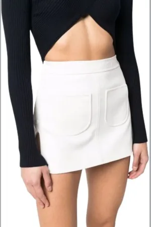 Courrèges Dames, Rokken, Wit, Maat: M