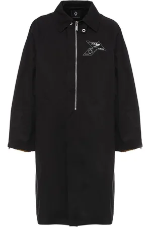 MARCELO BURLON Heren, Mantels, Zwart, Maat: XL