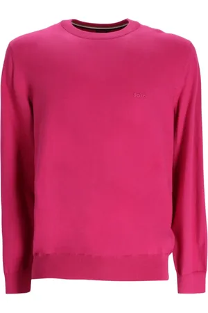 HUGO BOSS Heren, Truien, Roze, Maat: M Katoen