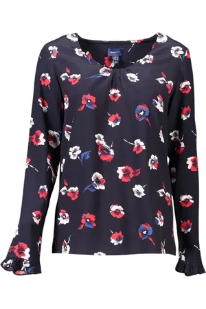 GANT Dames, Blouses & Shirts, Veelkleurig, Maat: L Viscose