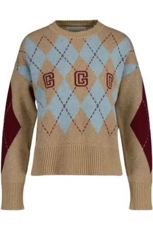 GANT Dames, Truien, Bruin, Maat: S Wol