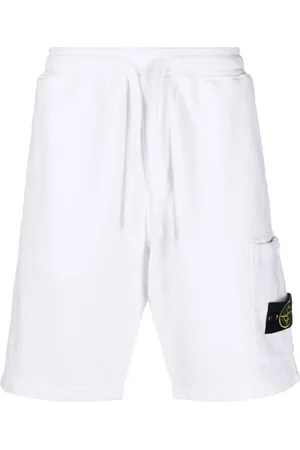 Stone Island Heren, Korte broeken, Wit, Maat: M Katoen