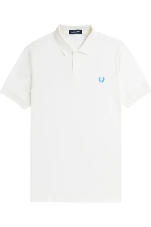 Fred Perry Heren, Tops, Wit, Maat: L Katoen