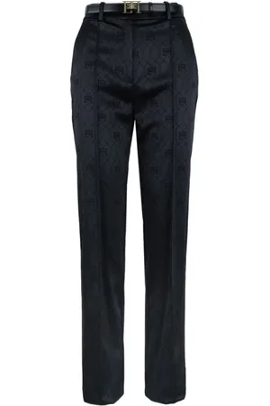 Elisabetta Franchi Dames, Broeken, Zwart, Maat: 2XS Polyamide