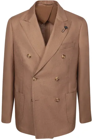 LARDINI Heren, Jassen, Bruin, Maat: 2XL Katoen