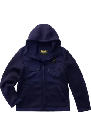 Blauer Heren, Sweatshirts & Hoodies, Blauw, Maat: 2XL Nylon