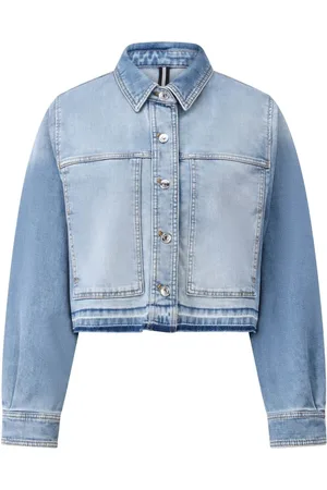 Marc Cain Dames, Jassen, Blauw, Maat: S Denim
