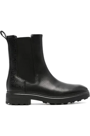 Calvin Klein Dames, Schoenen, Zwart, Maat: 36 EU Leer