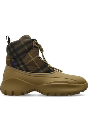 Burberry Heren, Schoenen, Groen, Maat: 42 EU Leer