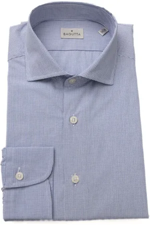 BAGUTTA Heren, Overhemden, Blauw, Maat: XL Katoen