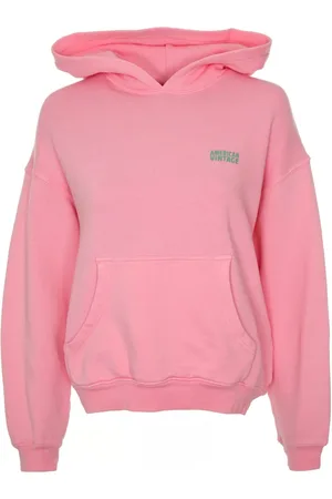 American Vintage Dames, Sweatshirts & Hoodies, Roze, Maat: M Katoen